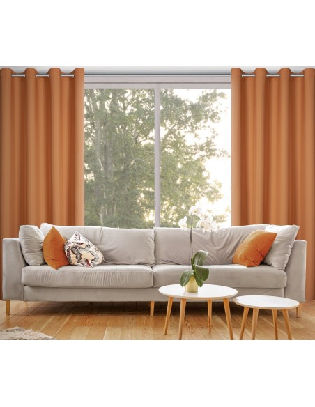 ZASŁONA GOTOWA RITA 140 X 250 CM RUDY