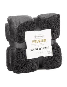 KOC TEDY 150 X 200 CM STALOWY 2