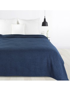 KOC BUKLA 200 X 220 CM GRANATOWY 2