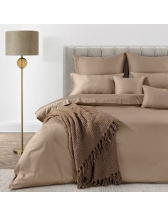 POŚCIEL ELEGANT1E 140 X 200 CM JASNOBRĄZOWY