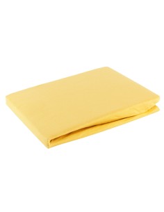 PRZEŚCIERADŁO Z GUMKĄ JERSEY D91 90 X 200 X 25 CM MUSZTARDOWY