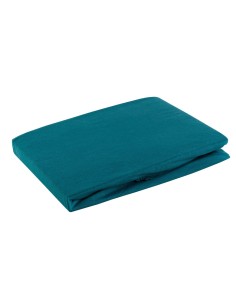 PRZEŚCIERADŁO Z GUMKĄ JERSEY D91 240 X 220 X 30 CM TURKUSOWY