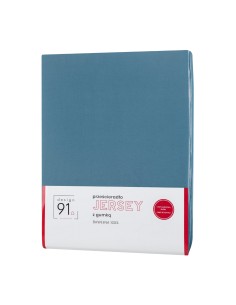 PRZEŚCIERADŁO Z GUMKĄ JERSEY D91 220 X 200 X 30 CM NIEBIESKI 2