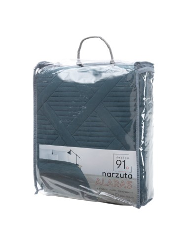 NARZUTA D91 ALARA5 170 X 210 CM TURKUSOWY