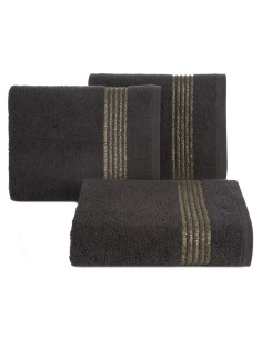 RĘCZNIK LILA (11) 70 X 140 CM CZARNY