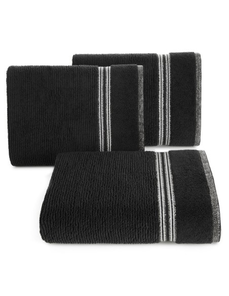 RĘCZNIK FILON (11) 50 X 90 CM CZARNY