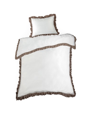 KOMPLET POŚCIELI ELIZA 160 X 200 CM BIAŁY