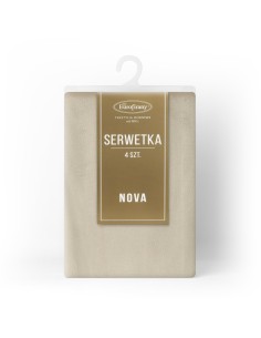 OBRUS MELINDA 30 X 40 CM BEŻOWY 2