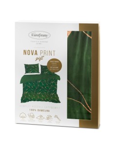 KOMPLET POŚCIELI W PUDEŁKU GIFT1 220 X 200 CM ZIELONY 2