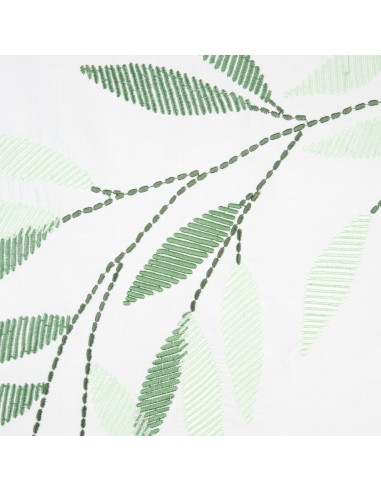 KOMPLET POŚCIELI SATYNOWEJ HAFT 220 X 200 CM BIAŁY