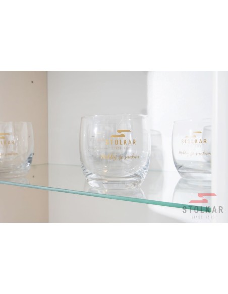 PÓŁKA SZKLANA DO SZAFKI 60 CM