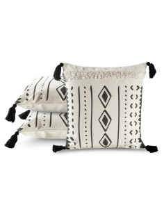 POSZEWKA BOHO 24 45 X 45 CM KREMOWY 2