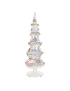 FIGURKA ŚWIATECZNA SZ161A FI 11 X 35 CM TRANSPARENTNY