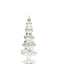 FIGURKA ŚWIATECZNA SZ161B FI 11 X 29 CM TRANSPARENTNY