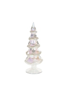 FIGURKA ŚWIATECZNA SZ161C FI 10 X 24 CM TRANSPARENTNY