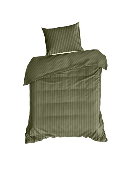 KOMPLET POŚCIELI SATYNOWEJ VERA 160 X 200 CM OLIWKOWY
