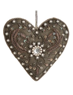 OZDOBA ŚWIĄTECZNA 20 5X9 SREB B SZARY