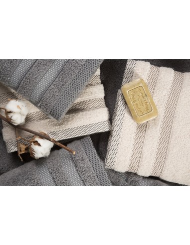 RĘCZNIK RIKI (04) 70 X 140 CM STALOWY