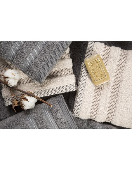 RĘCZNIK RIKI (04) 70 X 140 CM STALOWY