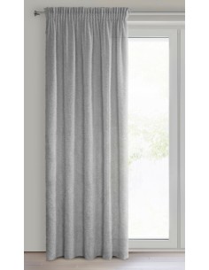 ZASŁONA GOTOWA AGIS NA TAŚMIE 140 X 270 CM SREBRNY 2