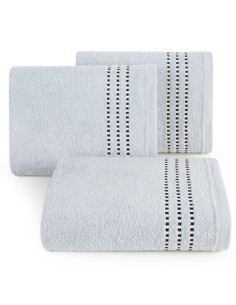 RĘCZNIK FIORE (02) 50 X 90 CM SREBRNY