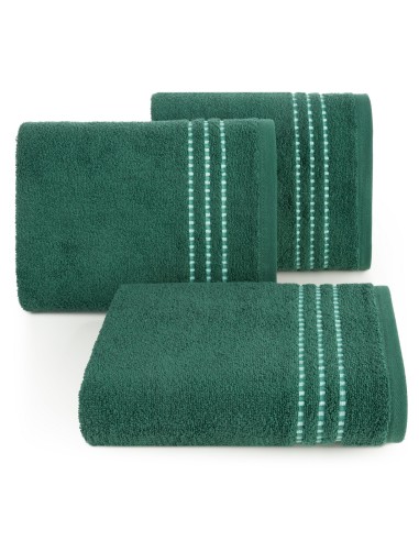 RĘCZNIK FIORE (13) 50 X 90 CM CIEMNOZIELONY