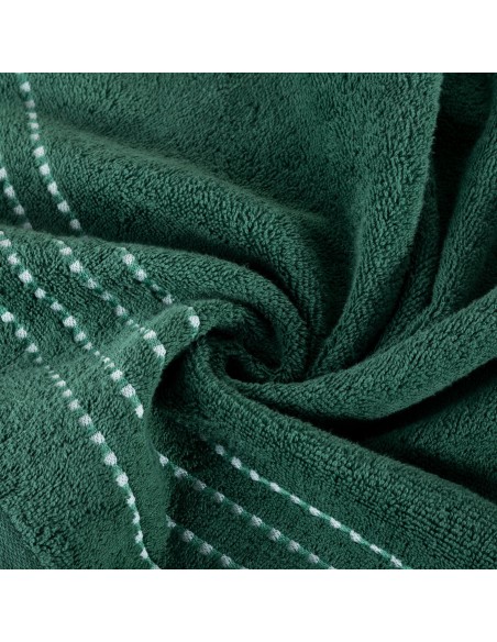 RĘCZNIK FIORE (13) 50 X 90 CM CIEMNOZIELONY