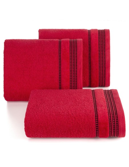 RĘCZNIK AMANDA (07) 30 X 50 CM CZERWONY