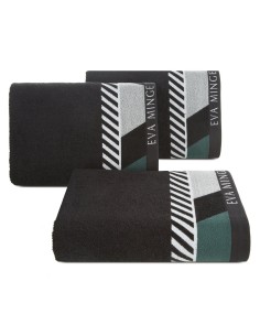 RĘCZNIK EVA7 70 X 140 CM CZARNY