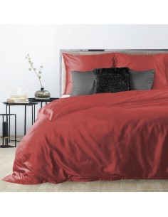 KOMPLET POŚCIELI NOVA3 140 X 200 CM CZERWONY