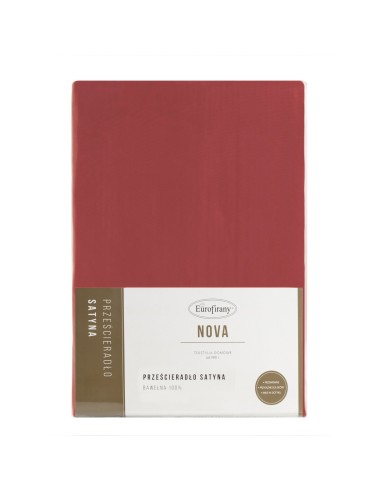 PRZEŚCIERADŁO NOVA 180 X 210 CM CZERWONY