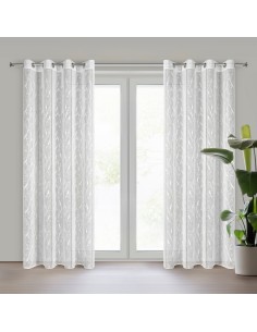 FIRANA GOTOWA MELODY 140 X 250 CM BIAŁY