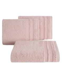 RĘCZNIK ALLY (12) 70 X 140 CM PUDROWY RÓŻ