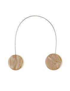 UPINACZ DEKORACYJNY Z MAGNESEM 4 X 13 CM BEŻOWY