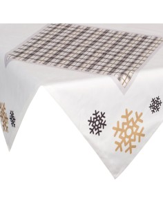 OBRUS ŚWIĄTECZNY ANGEL 85 X 85 CM BIAŁY 2