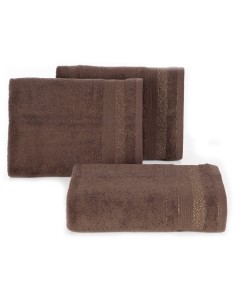 RĘCZNIK APRIL (08) 70 X 140 CM CIEMNOBRĄZOWY