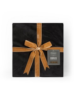 OBRUS VELVET 145 X 220 CM CZARNY 2