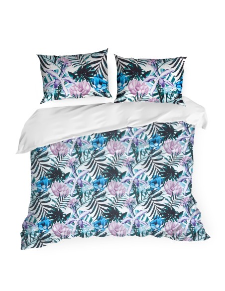 POŚCIEL D91 MALIBU 160 X 200 CM JASNOFIOLETOWY