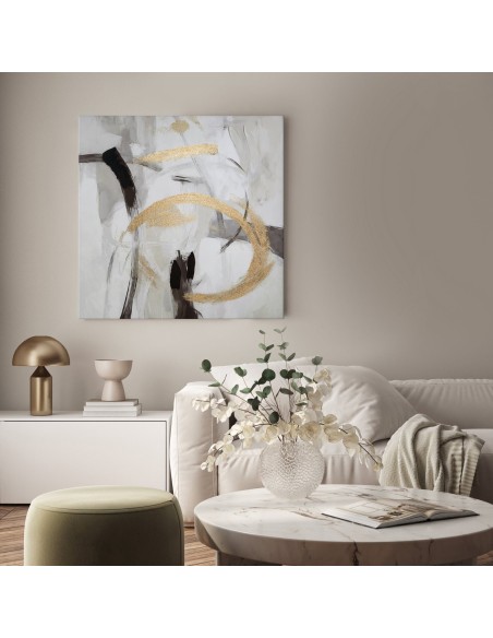 OBRAZ 683 80 X 80 CM BEŻOWY