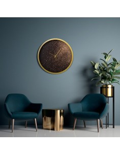 ZEGAR DEKORACYJNY 20 O 60 X 5 CM CZARNY 2