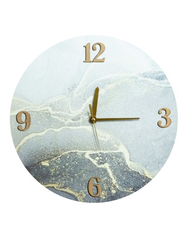 ZEGAR DEKORACYJNY 30 O 60 X 5 CM SREBRNY