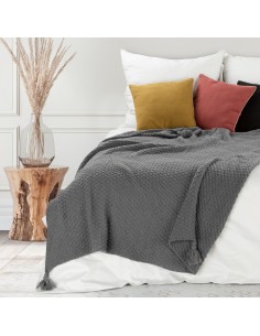 KOC PLED 3 130 X 170 CM GRAFITOWY