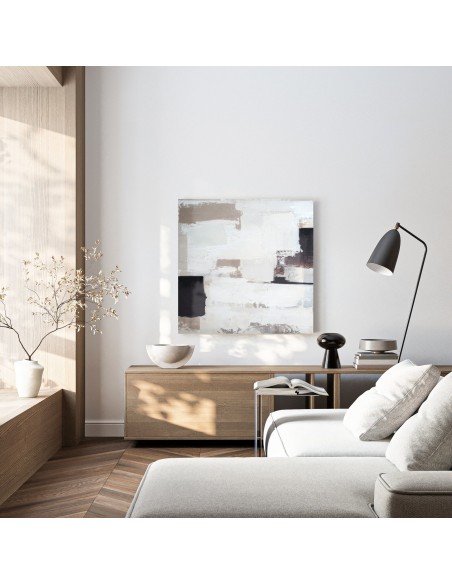 OBRAZ 684 80 X 80 CM KREMOWY