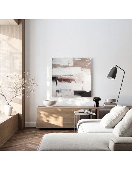 OBRAZ 684 80 X 80 CM BEŻOWY