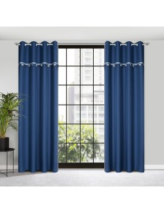 ZASŁONA GOTOWA CAR 2 140 X 250 CM CIEMNONIEBIESKI 2