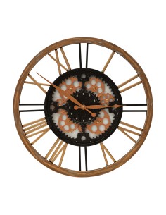 ZEGAR DEKORACYJNY 63 O 50 X 6 CM CZARNY