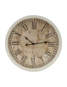 ZEGAR DEKORACYJNY 67 O 40 X 7 CM BEŻOWY