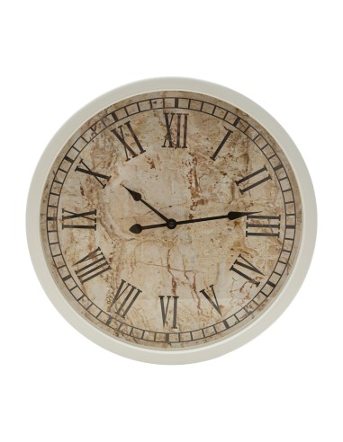 ZEGAR DEKORACYJNY 67 O 40 X 7 CM BEŻOWY