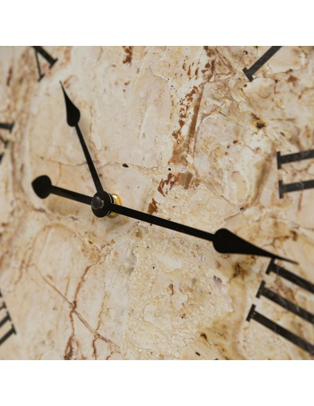 ZEGAR DEKORACYJNY 67 O 40 X 7 CM BEŻOWY