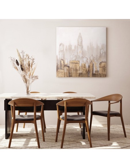 OBRAZ 404 80 X 80 CM BEŻOWY